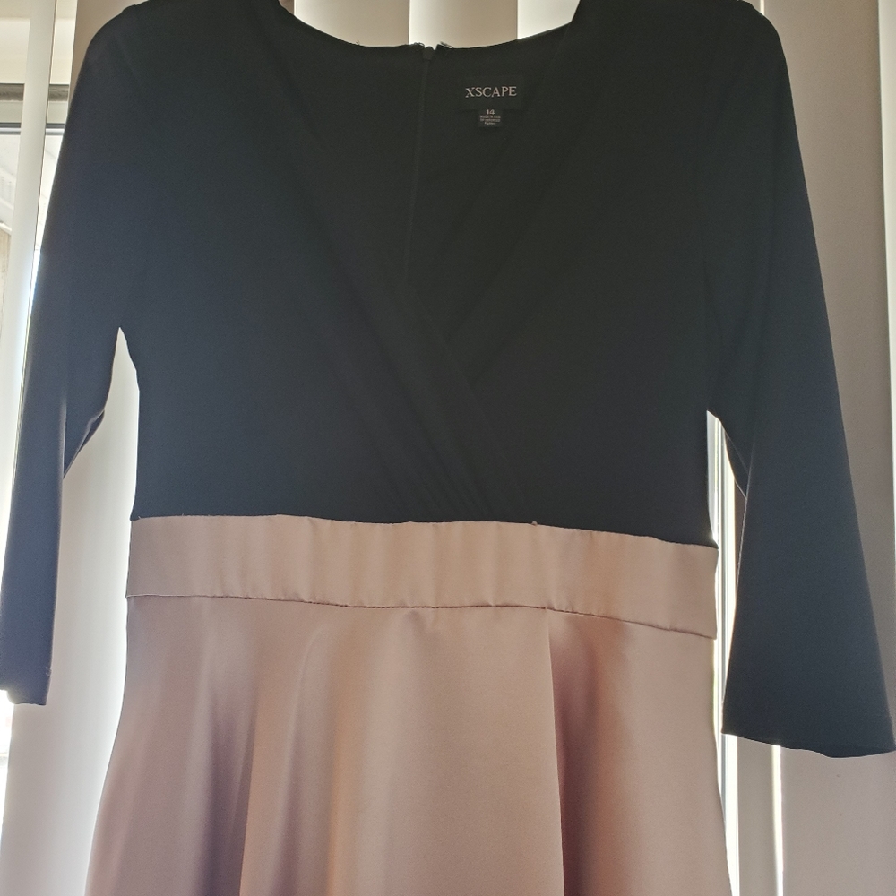 Xscape dress, Size 14, Black